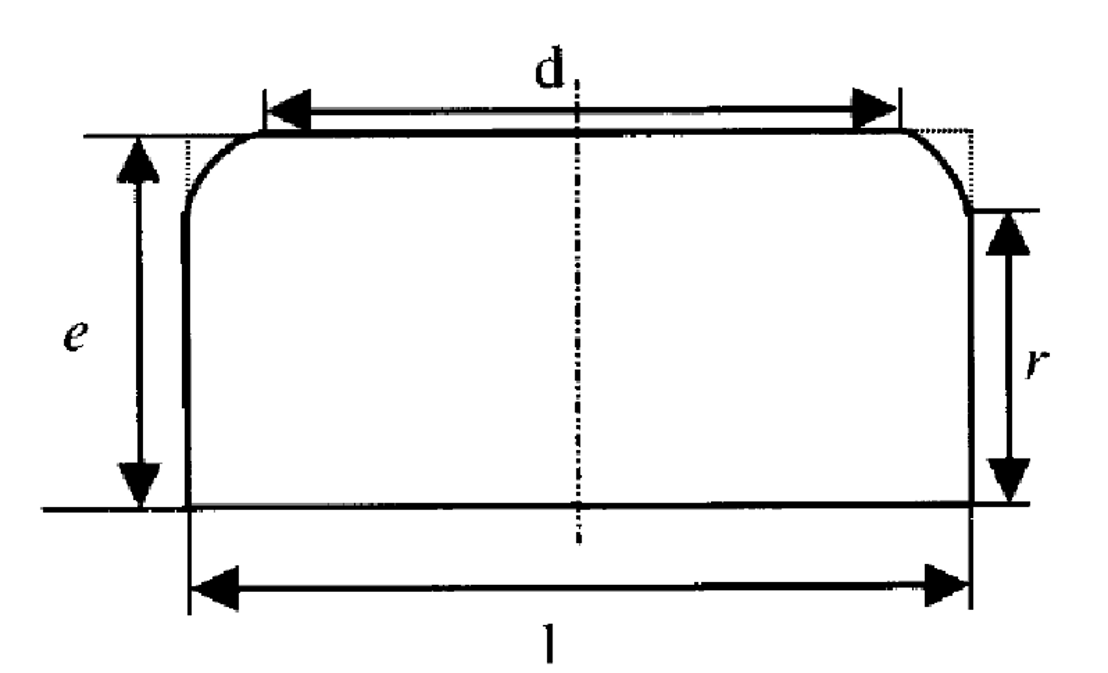 Illustraton of a cross section